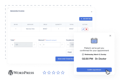 Complete Clinic Management Solution | EHR Management System for WordPress | KiviCare | Iqonic Design