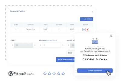 Complete Clinic Management Solution | EHR Management System for WordPress | KiviCare | Iqonic Design