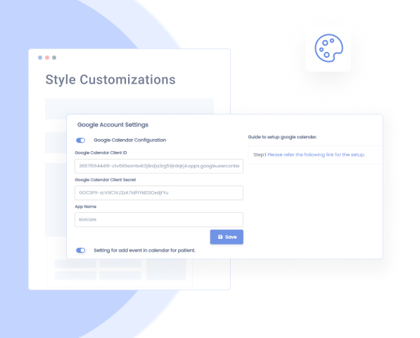 Powerful Settings and Style Customization | EHR Management System for WordPress | KiviCare